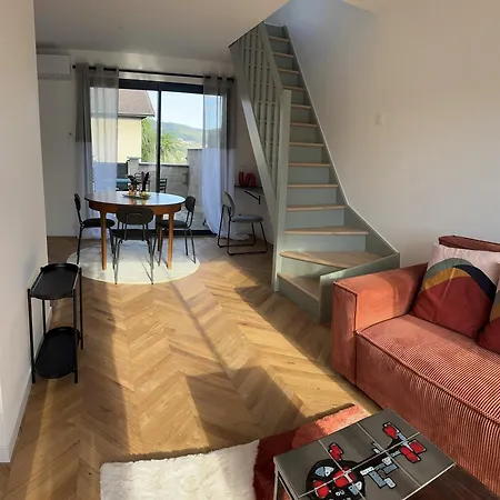 Ferienhaus Maison Individuelle Avec Jardin Terrasse Proche Lyon Croix Rousse